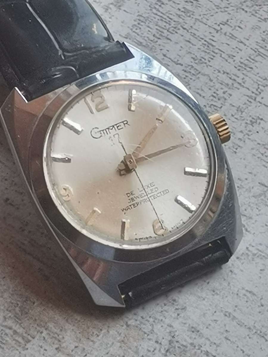 VINTAGE GTIMER DELUXE MENS SWISS MADE WATCH IN EXCELLENT WORKING CONDITION