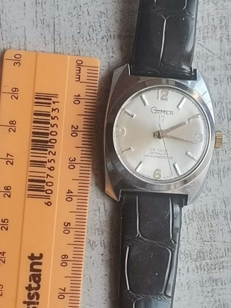 VINTAGE GTIMER DELUXE MENS SWISS MADE WATCH IN EXCELLENT WORKING CONDITION