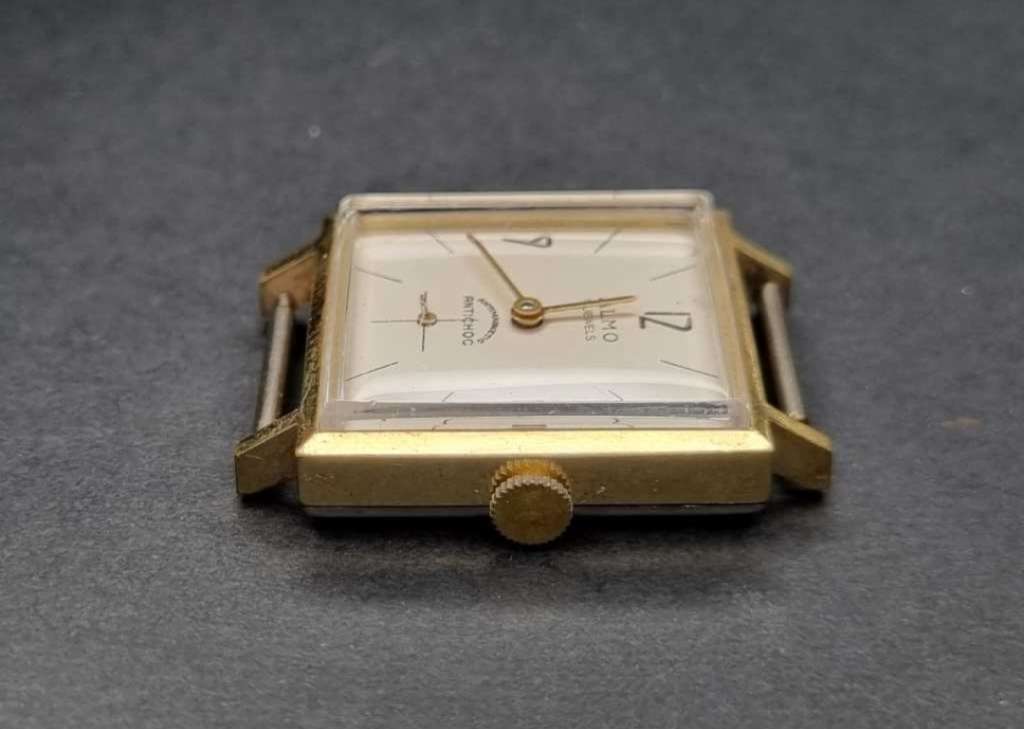 VINTAGE MENS SWISS ALMO MECHANICAL WATCH WITH SUB-SECONDS IN EXCELLENT WORKING CONDITION