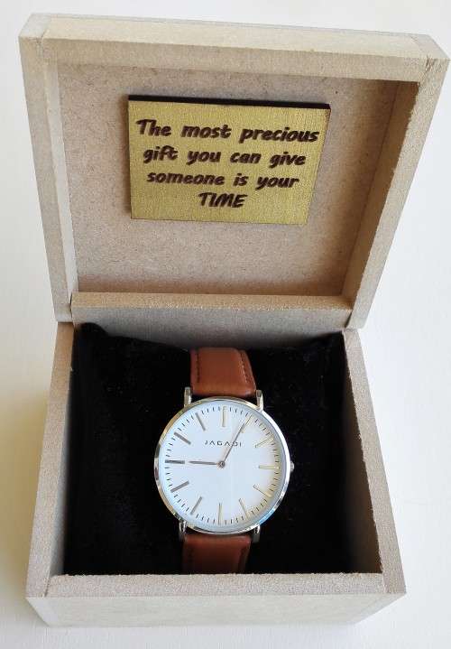 JAGADI JW0004 Silver/Brown Leather