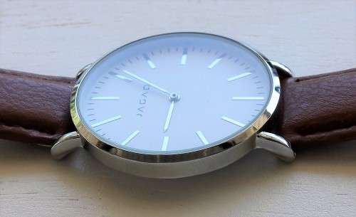 JAGADI JW0004 Silver/Brown Leather