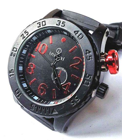 XL Men's Rubber Watch Red