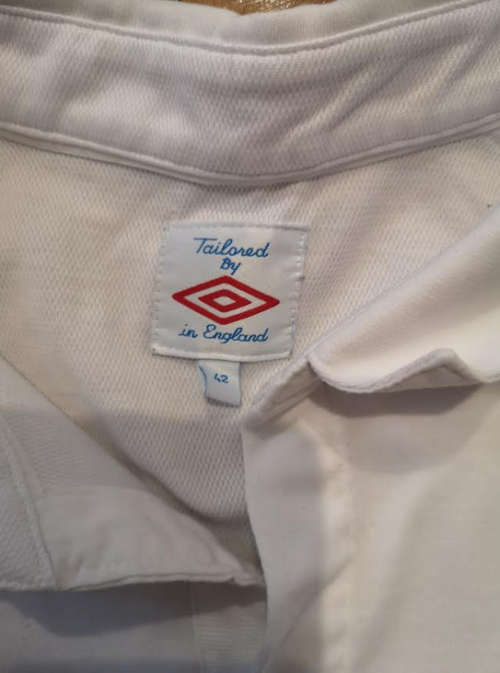 Vintage England Football Jersey (Large) + Scarf