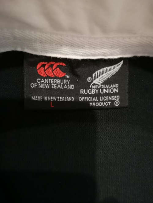 Vintage New Zealand All Blacks 1994-1996 Rugby Jersey (Large / Long Sleeves)