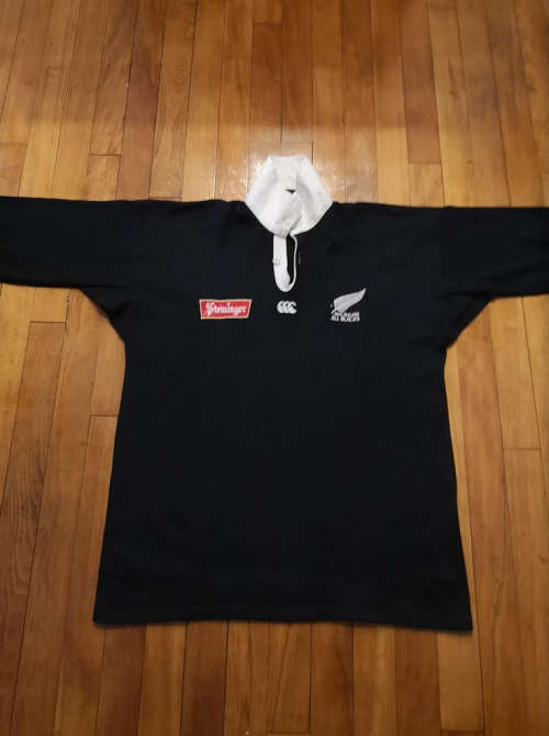 Vintage New Zealand All Blacks 1994-1996 Rugby Jersey (Large / Long Sleeves)