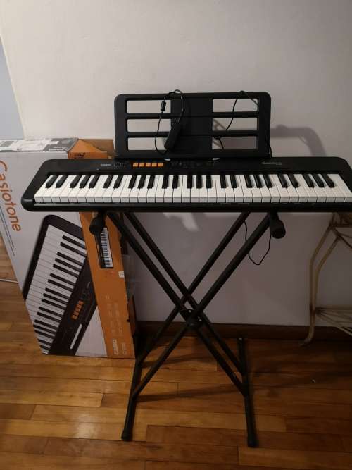 Casiotone 61 Key CT5100 and BK Double X-Style Keyboard Stand