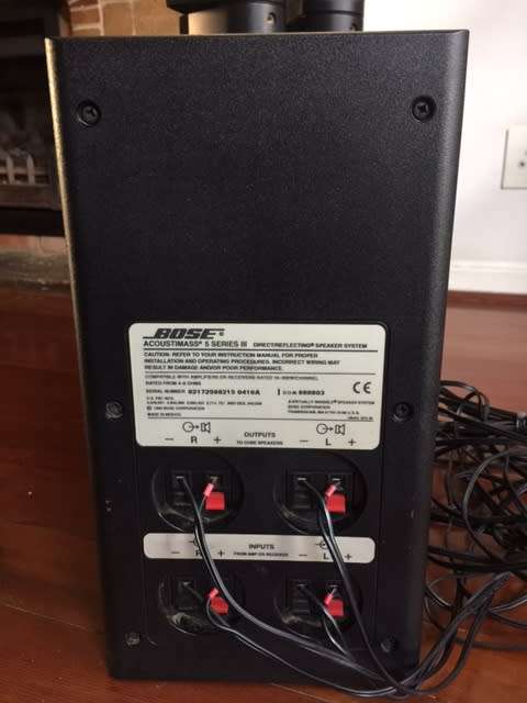 BOSE Acoustimass 5 Series III Bookshelf speakers