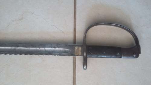 War British Pattern 1879 Sawback Sword Bayonet
