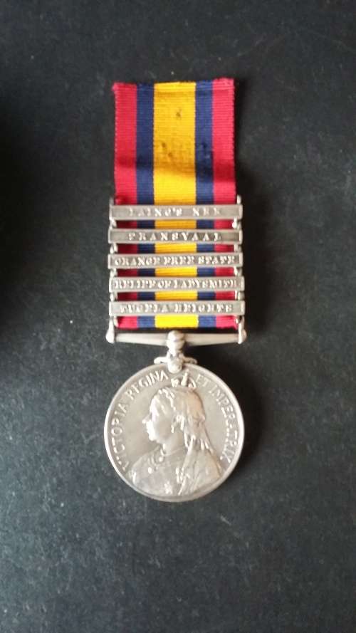QSA Boer war medal to LIEUT H.E.O.Green MID
