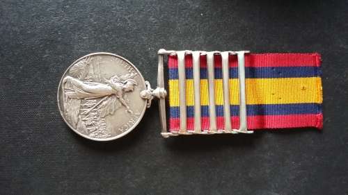 QSA Boer war medal to LIEUT H.E.O.Green MID