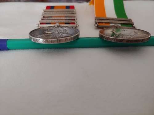 QSA/KSA Boer War Medals  -  Major T.G. Barclay Rl.IR.FUS.