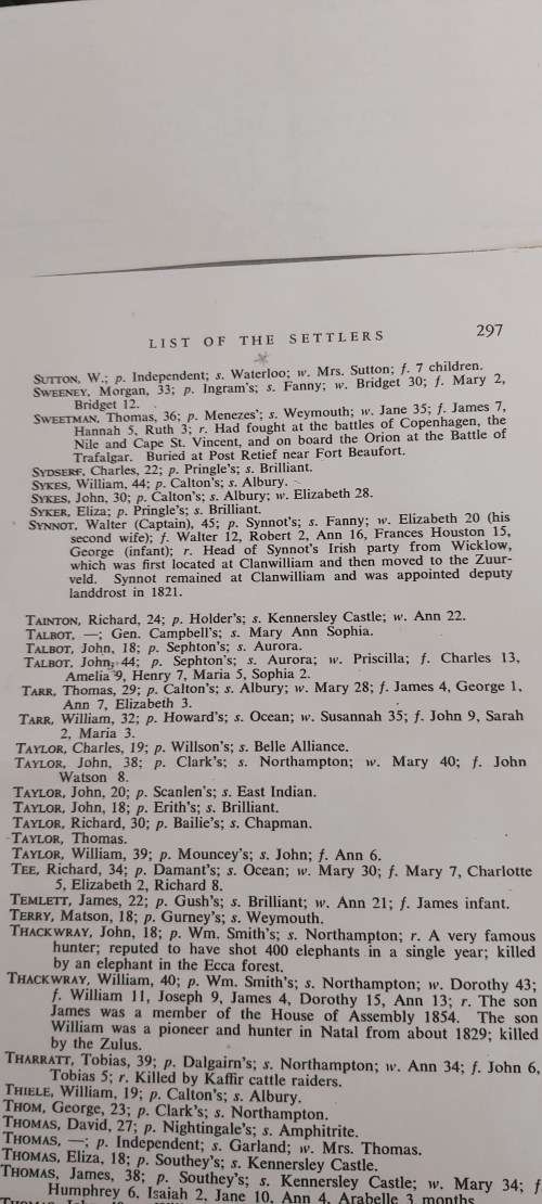 QSA Boer War - Queens South Africa Medal - 1820 Settler Family