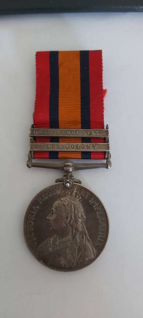 QSA Boer War South Africa Medal  Queenstown Rifle Volunteers