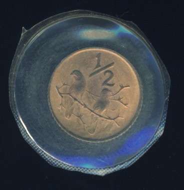 1970 1/2 Cent coin, Uncirculated, 1/2c , South Africa, No reserve
