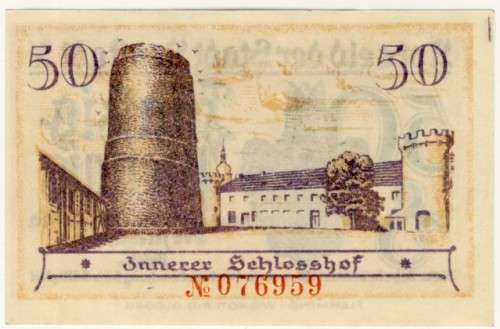 Notgeld 1914 - 1921, 50 Pfennig, Germany -  Neustadt