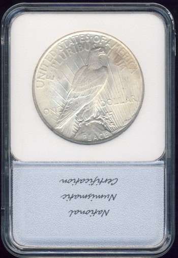 1923 Graded MS-66, Silver Peace Dollar, USA, America, Silver