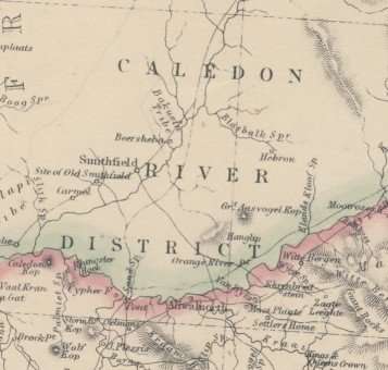 1860 Map of Cape Colony, Good condition, Original Blackie Map