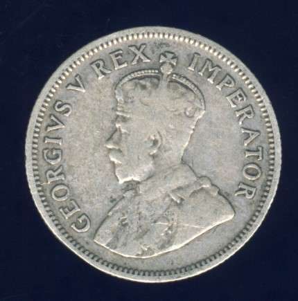 1932 Shilling coin, 1/-, South Africa, Silver, George V , No reserve