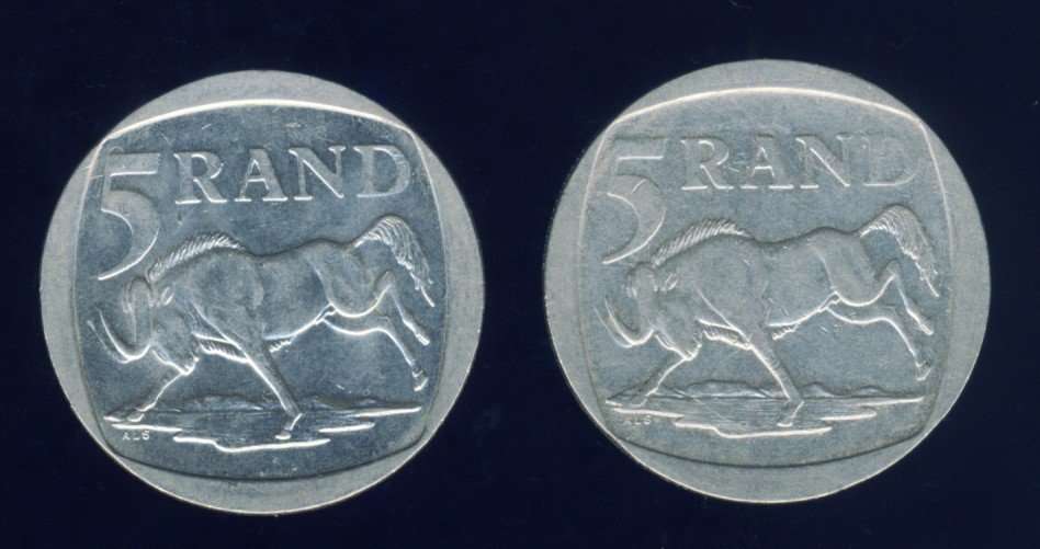 2000 Old + New Coat of Arms R5 Coin Set, No Reserve