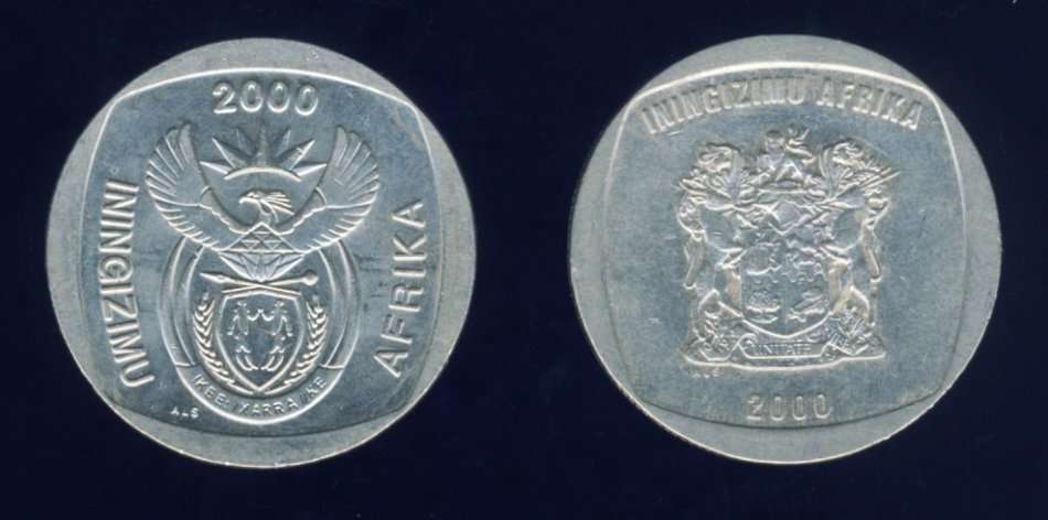 2000 Old + New Coat of Arms R5 Coin Set, No Reserve