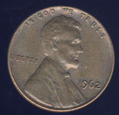 1962 Lincoln Memorial Penny 1c Coin, America , USA
