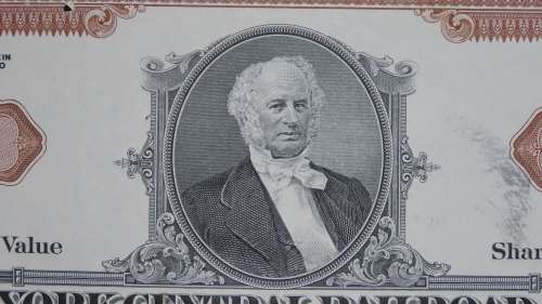 New York Central Railroad Company, Stock Certificate, 1955, 40 Shares