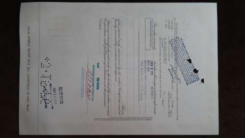 Pan American World Airways, Stock Certificate, 1975, 100 Shares