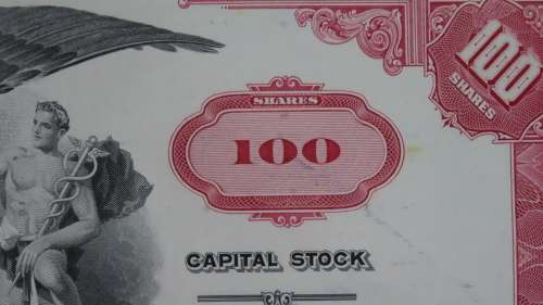 Pan American World Airways, Stock Certificate, 1975, 100 Shares