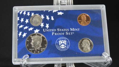 USA , 1999 Complete Proof Coin Set, Including Statehood Quarters, 9 coin Set