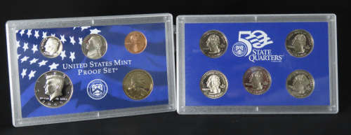 USA , 2000 Complete Proof set, Including Statehood Quarters, 10 coin Set