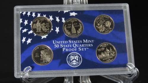 USA , 2000 Complete Proof set, Including Statehood Quarters, 10 coin Set