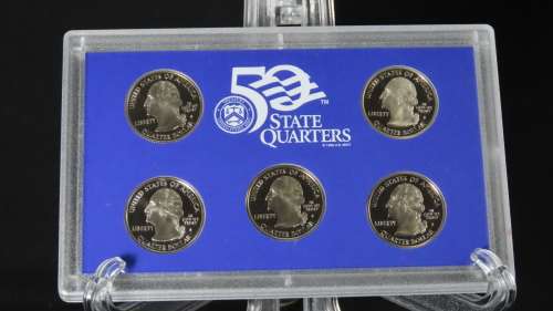 USA , 2003 Complete Proof Coin Set, Including Statehood Quarters, 10 coin Set