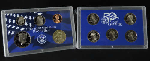 USA , 2003 Complete Proof Coin Set, Including Statehood Quarters, 10 coin Set