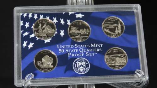 USA , 2005 Complete Proof Coin Set, Including Statehood Quarters, 11 coin Set