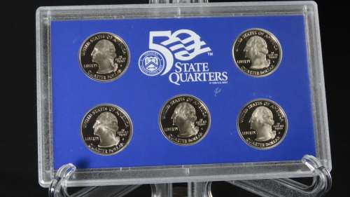 USA , 2005 Complete Proof Coin Set, Including Statehood Quarters, 11 coin Set