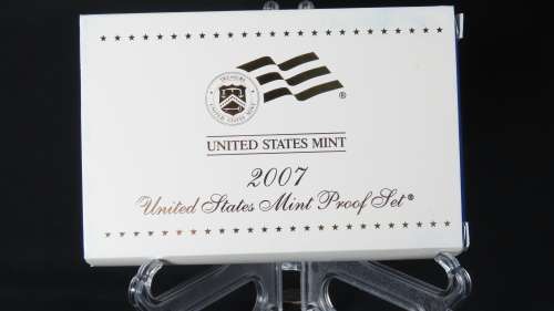 USA , 2007 Complete Proof set, Including Statehood Quarters + Presidential Dollars, 14 coin Set