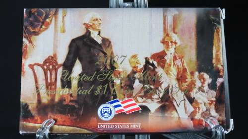 USA , 2007 Complete Proof set, Including Statehood Quarters + Presidential Dollars, 14 coin Set