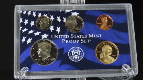 USA , 2007 Complete Proof set, Including Statehood Quarters + Presidential Dollars, 14 coin Set