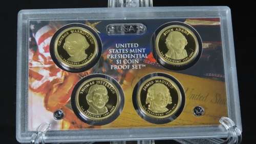 USA , 2007 Complete Proof set, Including Statehood Quarters + Presidential Dollars, 14 coin Set