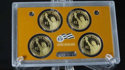 USA , 2007 Complete Proof set, Including Statehood Quarters + Presidential Dollars, 14 coin Set