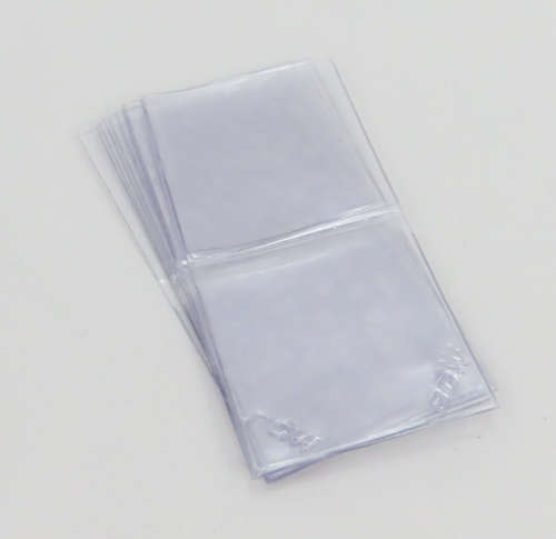 Clear Plastic Coin Flip, per bundle of 10 , pocket , wallet, sleeve
