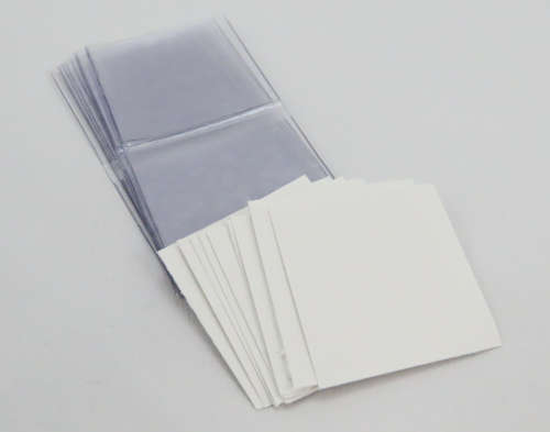 Clear Plastic Coin Flip, per bundle of 10 , pocket , wallet, sleeve