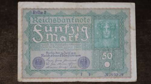 Germany - 50 Mark, 1919, p66 , Series 2