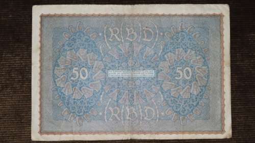 Germany - 50 Mark, 1919, p66 , Series 2