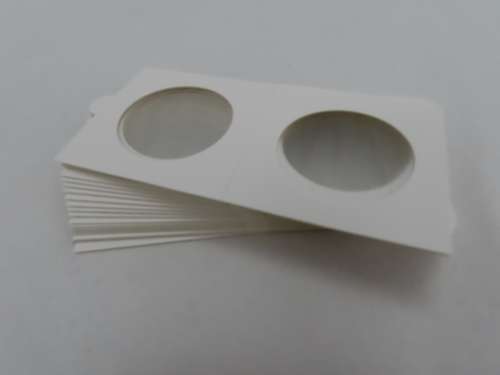 35 mm Self Adhesive Coin Holders, 20 x Hartberger Coin Flips, No PVC