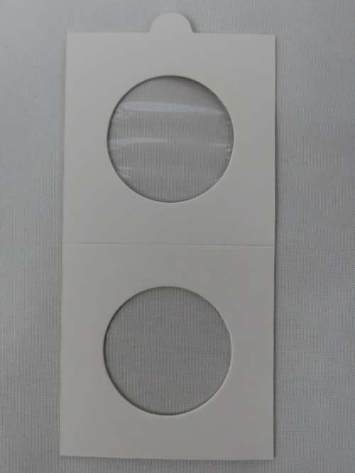 30 mm Self Adhesive Coin Holders, 20 x Hartberger Coin Flips, No PVC