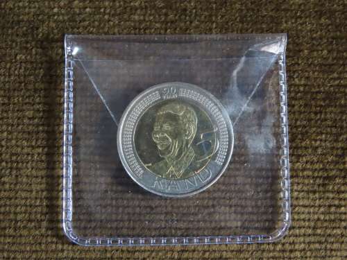 Clear Plastic Coin Envelope, per bundle of 10 , pocket , wallet, sleeve