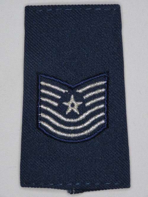 1 Pair United States Air Force Master Sergeant Insignia Shoulder Boards Rank Epaulettes E7