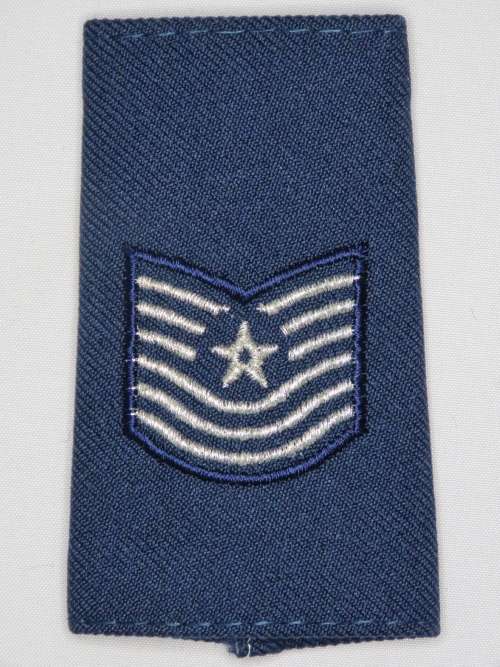 1 Pair United States Air Force Master Sergeant Insignia Shoulder Boards Rank Epaulettes E7
