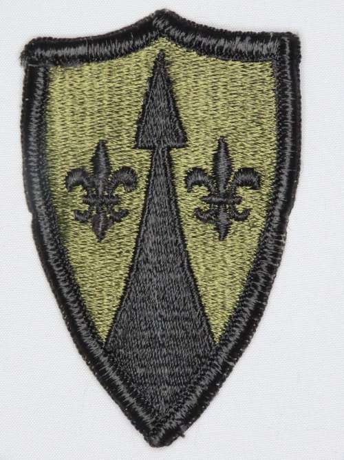 United States Army European Theater Support Command Insignia Patch, OD Subdued TASCOMEUR